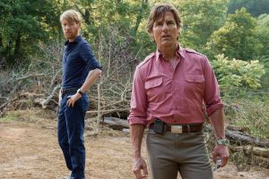 Deft black comedy: Tom Cruise with Domhnall Gleeson (left) in 'American Made'.