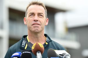 Hawthorn coach Alastair Clarkson invited the club to scrutinise his position after their bad start to the 2017 season.