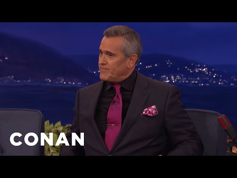 Bruce Campbell Got High Filming “Evil Dead”  - CONAN on TBS