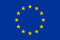 Det europeiske flagget, teke i bruk som symbol for Den europeiske unionen i 1986.