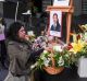 A memorial setup at the Lighthouse Christian College in Cranbourne for Ma Li Dai and her daughter Xinyu Yuan, both died ...