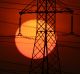 FAIRFAX GENERICS 23/01/07 - A generic photo of the sun setting behind high voltage powerlines , electricity , solar , ...