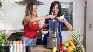 Smoothie Bomb started in Cinzia Cozzolino's (right) kitchen and she enlisted her daughter Lana Hooper (left) to help out. 