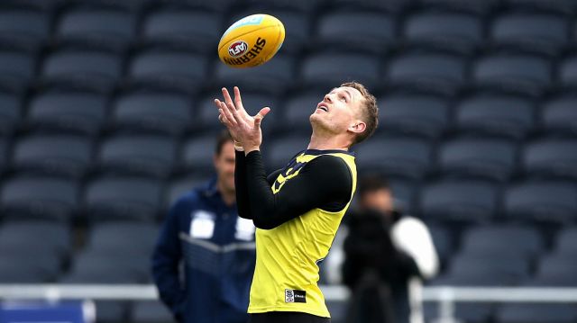 Joel Selwood at training on Wednesday.