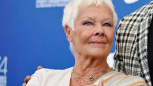 Judi Dench, left, and Ali Fazal pose during a photo call for the film Victoria And Abdul at the 74th Venice Film ...