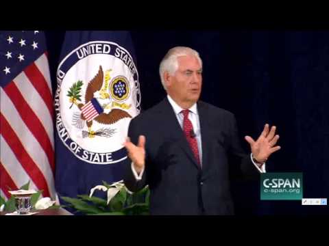 Rex Tillerson Addresses State Department. The State of the World. Very Interesting.