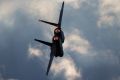 An Israeli Air Force F-15 plane in flight. 