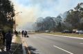A fire at Macquarie Park has caused traffic delays on Lane Cove Road.