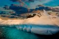 Sunset on South Georgia Island.