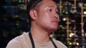 David Vu and his friend Betty Banks during the My Kitchen Rules finals.