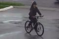 Police have released footage of the man cycling around the time of the attack.