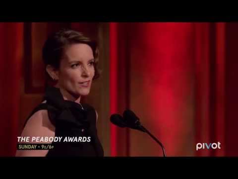 Tina Fey and Amy Schumer kiss at Peabody Awards