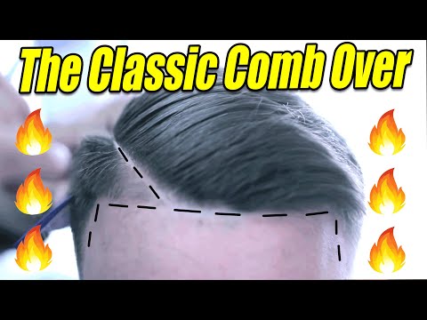 Comb Over ✂ Side Part | Barber Tutorial | Low Skin Fade | Scissor Work | Corte de pelo | Kv7