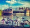 Travelling by bicycle offers great views of historic cities such as Ghent.