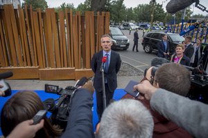 Doorstep statement by NATO Secretary General Jens Stoltenberg at the start of the Informal meeting of EU Defence Ministers in Tallinn, Estonia, 7 September, 2017.