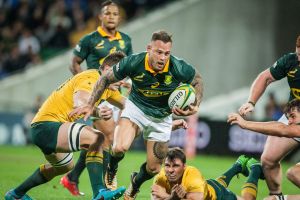 Unstoppable: Springbok's Francois Hougaard.