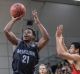 Mebourne's Casper Ware sails to the basket in the NBL Blitz game against Perth Wildcats.