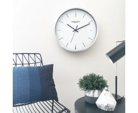 Vantage Silent Sweep Metal Wall Clock