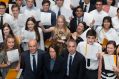 NSW HSC students with former education minister Adrian PIccoli.