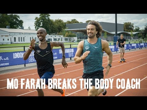 Mo Farah Breaks The Body Coach | August 2017