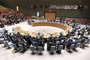 A wide view of the Security Council emergency meeting to consider the underground nuclear test conducted by the Democratic People’s Republic of Korea (DPRK) on 3 September 2017.