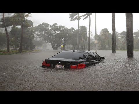 LIVE: Hurricane Irma SLAMS Florida, Landfall, Storm Surge VIDEO footage latest updates HD