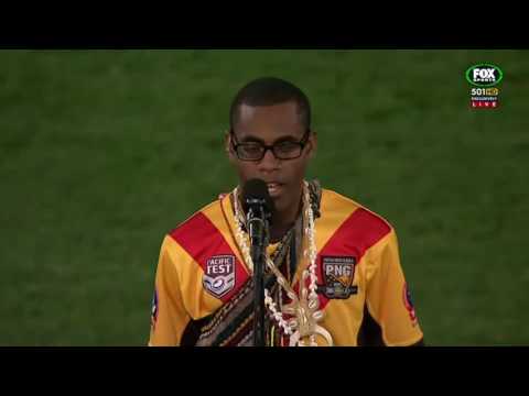 PNG National Anthem _ Leslie Gagau (Live Performance) 2016