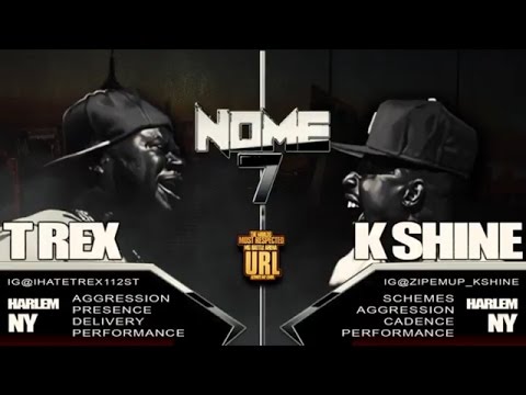 T-REX VS K-SHINE SMACK/ URL RAP BATTLE