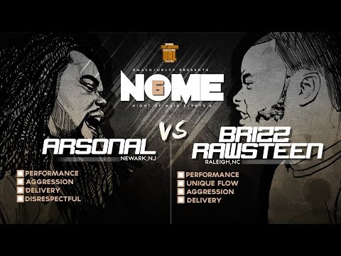 ARSONAL VS BRIZZ RAWSTEEN SMACK/ URL RAP BATTLE