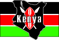 Image:  Kenya Flag/Map