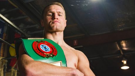 Canberra boxer Dave Toussaint has a new belt.