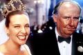 Toni Collette and Bill Hunter in <i>Muriel's Wedding</i>. Gary Sweet will play Bill Hunter's role of Muriel's dad in ...