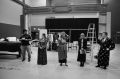 The cast of A Night with Opera Queensland Show in rehearsal. From left: Rosario La Spina, Victoria Lambourn, Emily ...