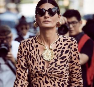 Images of writer/stylist?Giovanna Battaglia Engelbert at New York Fashion Week. September 11, 2017. Photos: Instagram