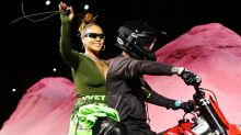 Rihanna rides into Fashion week with her Fenty Puma collection.