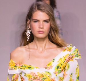 Zimmermann debuts its spring 2018 Goldentime collection at New York Fashion Week on Monday, September 11, 2017.