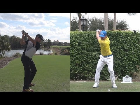 JONAS BLIXT - LATE 2013 DRIVER GOLF SWING - FACE-ON & DTL REG & SLOW MOTION  - 1080p HD