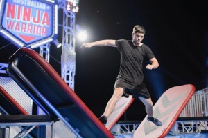 Brodie Pawson competes against his brother Dylan on Australian Ninja Warrior.