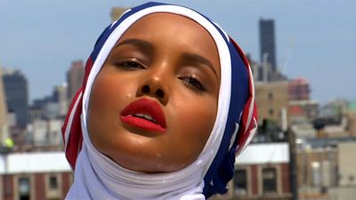 World's only hijab-wearing supermodel defends garment