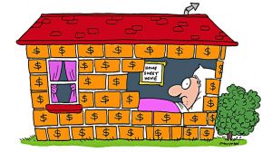 Buying a home is not the only way to achieve financial security. Illustration: John Shakespeare