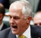 Prime Minister Malcolm Turnbull during Question Time at Parliament House.