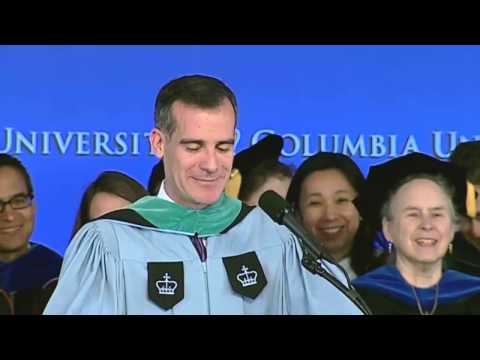 Mayor Eric Garcetti at Columbia University