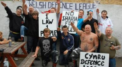 Casuals United leader Jeff Marsh's Welsh Defence League: very tolerant of Jews