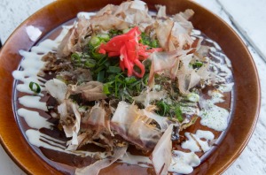 Osaka-style okonomiyaki at Papirica.