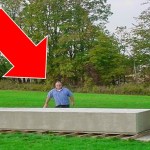 Michigan Man Lifts a 20 Ton Block by Hand Using Wood, Pebbles and Counterweights