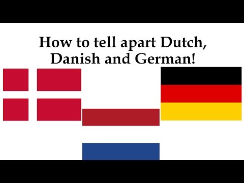 How to tell apart Danish, German and Dutch