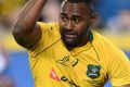 The end of the beginning? Tevita Kuridrani scores for the Wallabies in the opening Bledisloe Cup match.