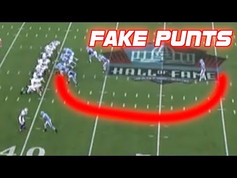 NFL Best Fake Punts Ever (Compilation)