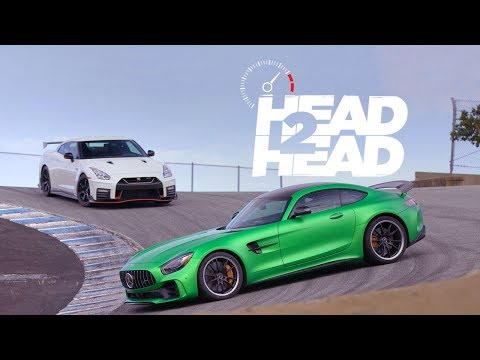 2018 Mercedes-AMG GT R vs. 2017 Nissan GT-R Nismo - Head 2 Head Ep. 92