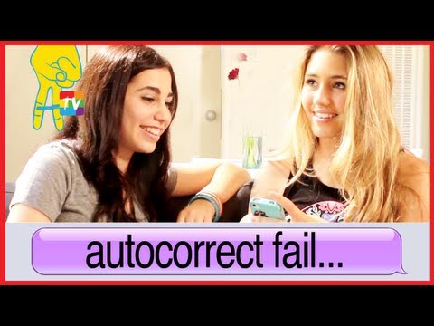 iPhone Text Fail with Lia Marie Johnson and Lainey Lipson